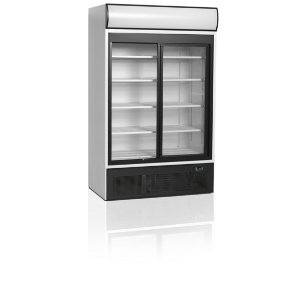TEFCOLD - Armoire réfrigérée portes vitrées coulissantes à fermeture automatique - FSC1200S