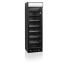 TEFCOLD - Armoire réfrigérée porte vitrée chauffante 300 L - UFSC370GCP Black