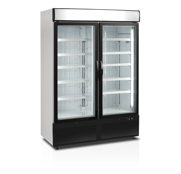TEFCOLD - Armoire réfrigérée 2 portes vitrées chauffantes à fermeture automatique 1149 L - NF5000G