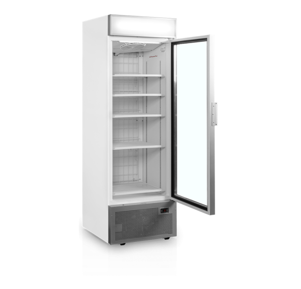 TEFCOLD - Armoire réfrigérée porte vitrée chauffante à fermeture automatique 544 L - UFSC1450GCP NF Silver