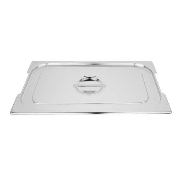 VOGUE - Couvercle inox avec encoche pour Bac GN 1/2 avec poignées - CB185