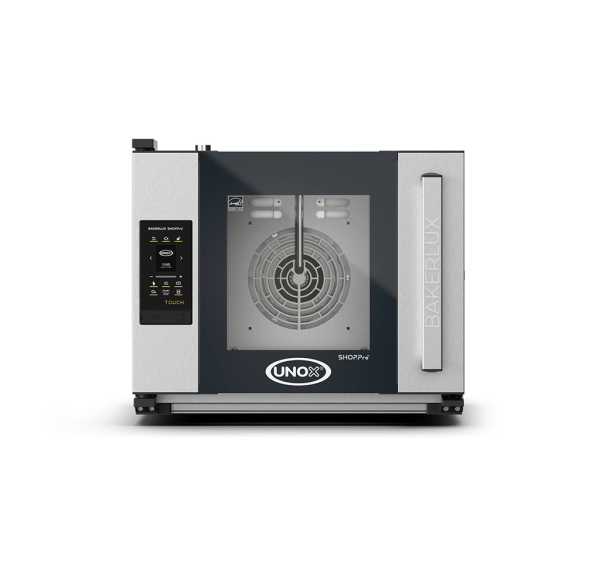 UNOX - Four à convection 4 niveaux 460x330 mm avec humidificateur et panneau tactile 2.4" D/G - ARIANNA BAKERLUX SHOP.PRO TOUCH