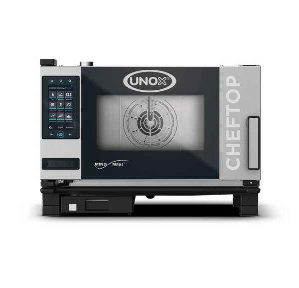 UNOX - Four électrique 3 niveaux GN1/1 avec lavage automatique 16 kWh/jour - CHEFTOP MIND.MAPS COUNTERTOP PLUS