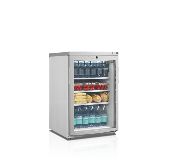 TEFCOLD - Table top réfrigérée positif avec porte vitrée 85 litres -  BC85W/FAN