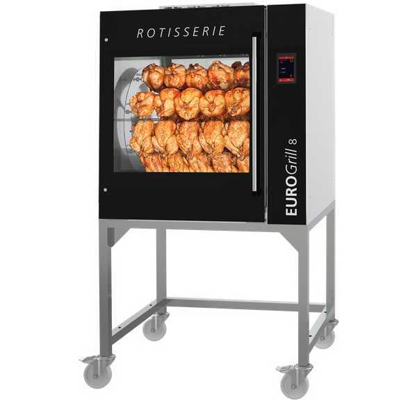 MAP - Rôtissoire à 5 balancelles électrique 15 poulets de 1,5 kg