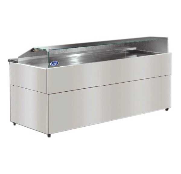 DAP - Vitrine réfrigérée +2°C/+5°C sans réserve froid ventilé sans étagère hauteur 1080 mm - MILA