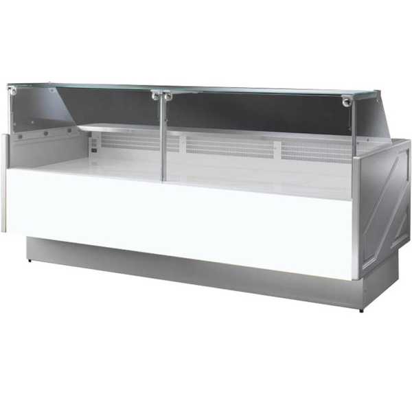 DAP - Vitrine réfrigérée droite 0°C/+2°C avec réserve froid ventilé exposition 660 mm - ONYX