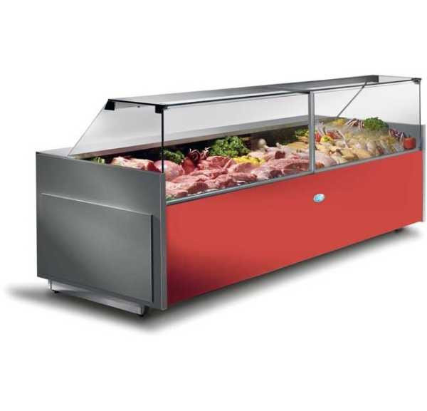 DAP - Vitrine réfrigérée droite 0°C/+2°C sans réserve froid ventilé exposition 760 mm - ONYX