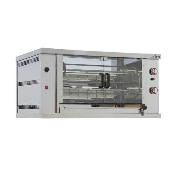 ARILEX - Rôtissoire à 4 broches gaz 14 kW 16 à 24 poulets