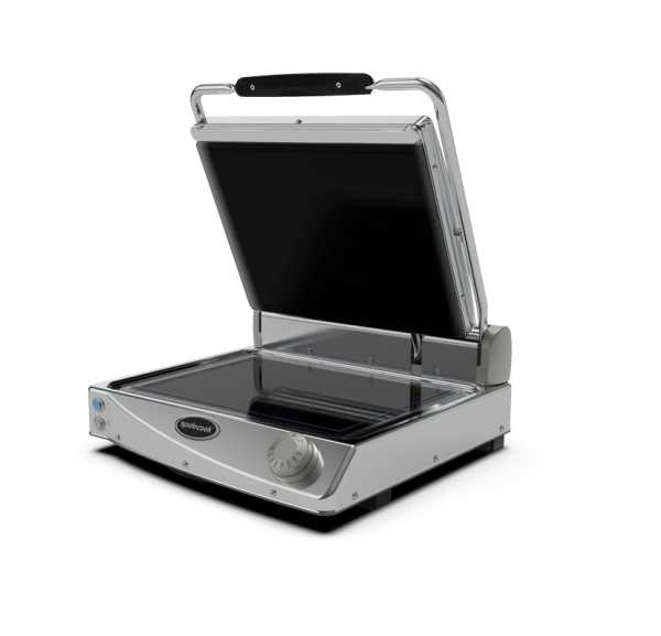 SPIDOCOOK - Grill professionnel moyen manuel en vitrocéramique lisse 3 kW - SPIDOGLASS