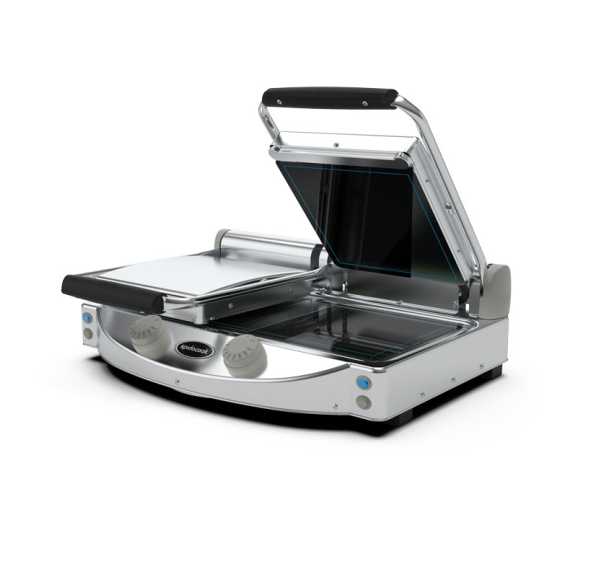 SPIDOCOOK - Grill professionnel double manuel en vitrocéramique lisse 2 kW - SPIDOGLASS