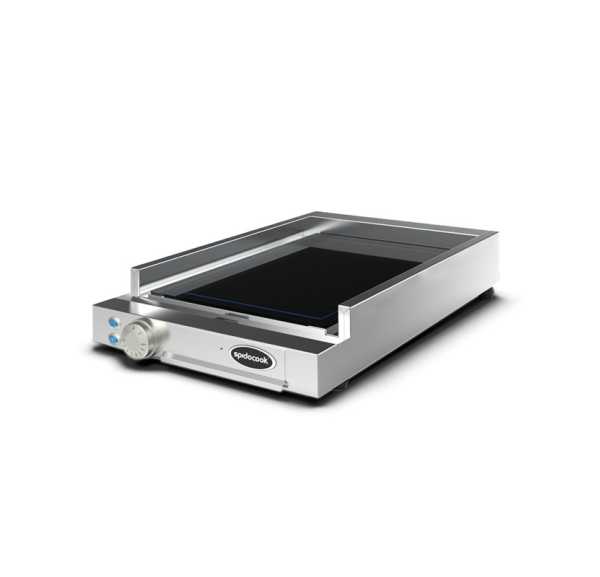SPIDOCOOK - Plaque de cuisson simple lisse en vitrcéramique 280x440 mm - SPIDOFLAT