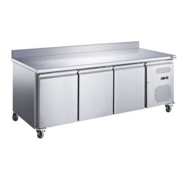 AFI COLLIN LUCY - Table réfrigérée +2/+8°C 2 portes pleines GN1/1 avec dosseret 417 litres