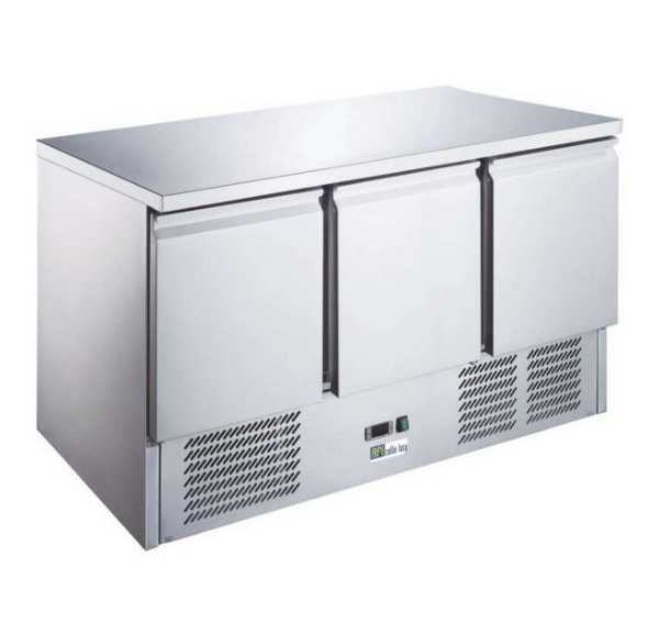 AFI COLLIN LUCY - Saladette réfrigérée statique +2/+8°C 3 portes pleines simple 368 litres