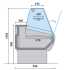 AFI COLLIN LUCY - Vitrine réfrigérée droite 3°C/+6°C avec réserve froid statique 1040 à 2500 mm