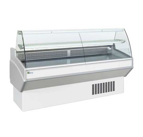 AFI COLLIN LUCY - Vitrine réfrigérée bombée 3°C/+6°C avec réserve froid statique 1040 à 2500 mm