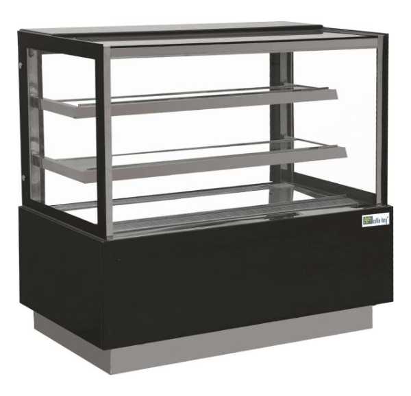 AFI COLLIN LUCY - Vitrine réfrigérée droite +2°C/+8°C 2 étagères 900 à 1800 mm