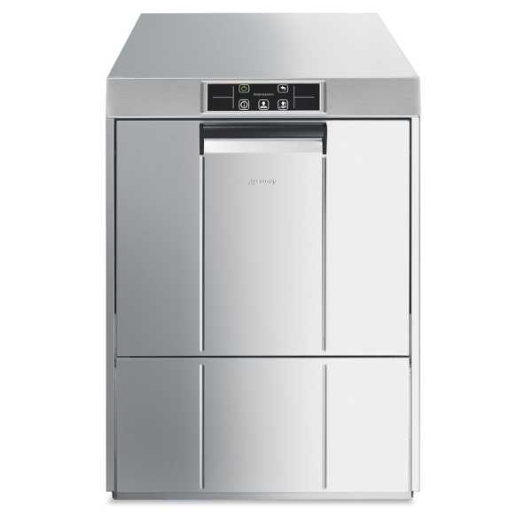 SMEG - Lave-vaisselle électronique 500x500 commutable 72 paniers/h ouverture 400 pompe de vidange - TOPLINE