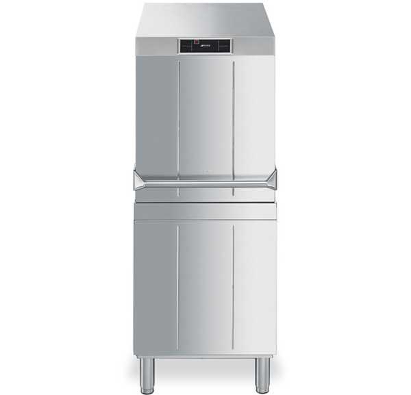 SMEG - Lave-vaisselle électronique 500x500 triphasé 72 paniers/h ouverture 440 pompe de vidange+adoucisseur - TOPLINE