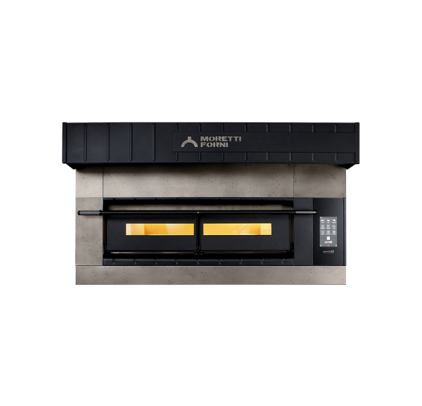 MORETTI FORNI - Four à pizza tactile 1 chambre 6 pizzas Ø30 triphasé - SERIE X - X100E1
