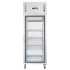 POLAR - Armoire positive ventilée +2+/8°C 1 porte vitrée GN2/1 acier 600 litres - SERIE G