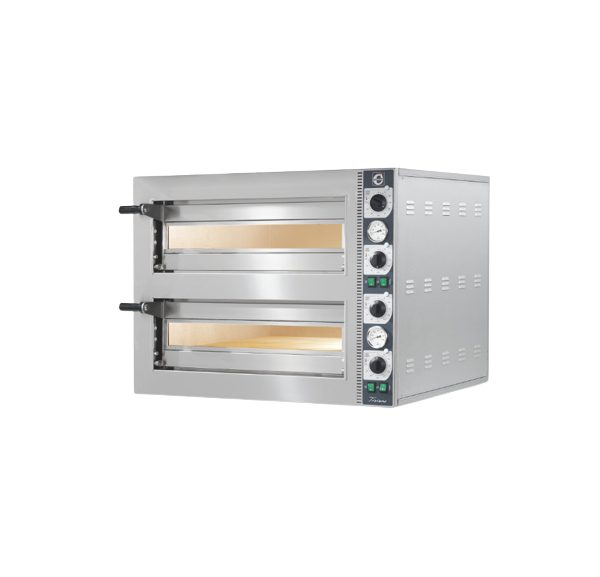 CUPPONE - Four à pizza mécanique 2 chambres 8 pizzas Ø35 commutable - TIZIANO