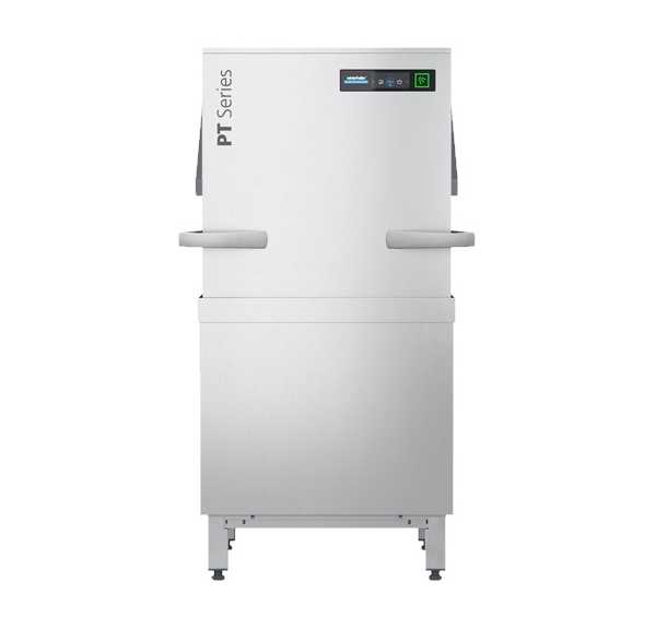 WINTERHALTER - Lave-vaisselle à capot électronique 500x500 triphasé 45 paniers/h ouverture 440mm avec pompe de vidange - PT-M