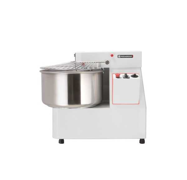 PIZZAGROUP - Pétrin spirale tête et cuve fixes monophasé 22, 33, 42 ou 53 litres - IFVS