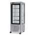 FURNOTEL - Vitrine positive +14/+18°C ventilée 4 faces vitrées aluminium 400 litres spéciale chocolat fixe