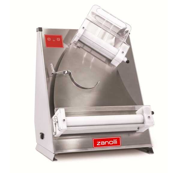 ZANOLLI - Façonneuse ROLLER avec rouleau oblique pour pizza Ø140 à 300 mm pâtons 80 à 210g - ROLLER30OINOX