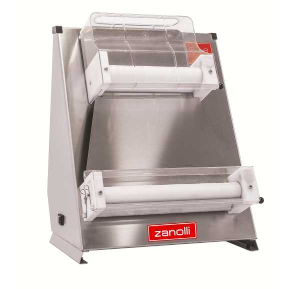 ZANOLLI - Façonneuse ROLLER avec rouleaux parallèles pour pizza Ø300 à 430 mm pâtons 210 à 700g - ROLLER45PINOX