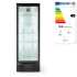 HENDI - Vitrine positive statique +2/+10°C 1 porte 492x353 noire 319 litres