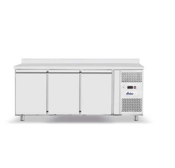 HENDI - Desserte positive ventilée -2/+8°C 3 portes pleines 330x545 inox 420 litres - PROFI LINE