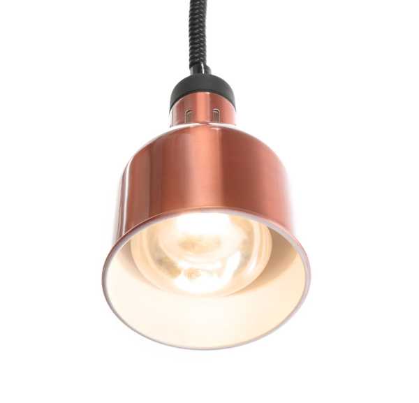 HENDI - Lampe chauffante rétractable cuivre