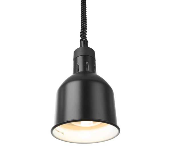 HENDI - Lampe chauffante rétractable finition noir mat