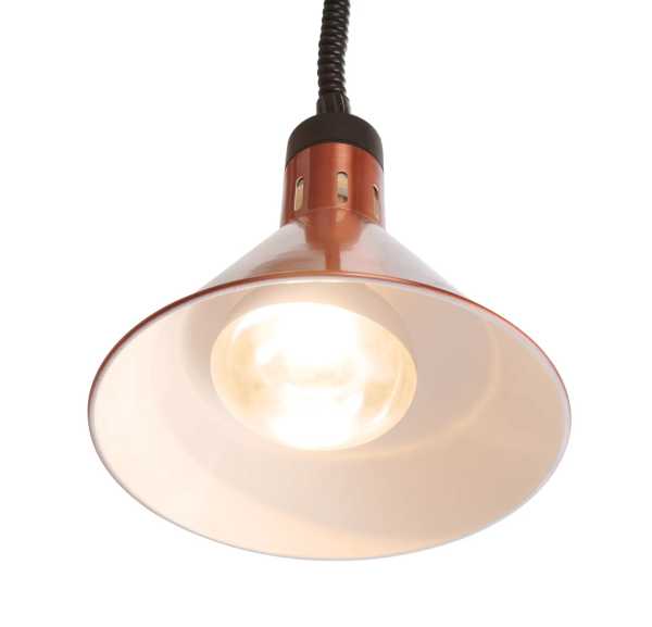 HENDI - Lampe chauffante rétractable conique cuivre