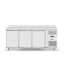HENDI - Desserte négative ventilée -22/-18°C 3 portes pleines 330x545 inox 420 litres