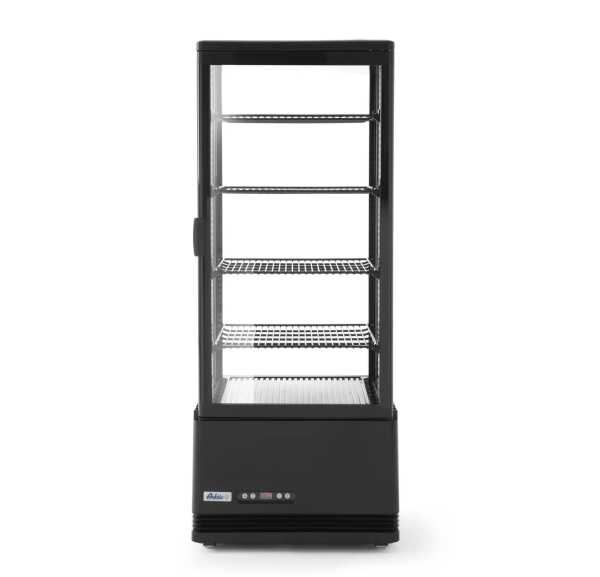 HENDI - Vitrine réfrigérée de comptoir noire 98 litres
