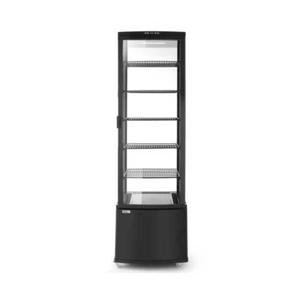 HENDI - Vitrine réfrigérée de comptoir noire 270 litres