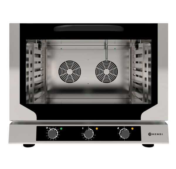 HENDI - Four à convection avec humidification et ventilateurs réversibles 4 x 600x400