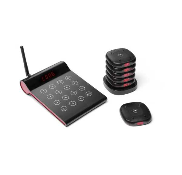 HENDI - Système d’appel bipeurs numériques avec chargeur et clavier tactile