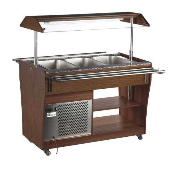 AFI COLLIN LUCY - Buffet réfrigéré 3 bacs GN 1/1