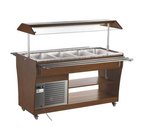 AFI COLLIN LUCY - Buffet réfrigéré 4 bacs GN 1/1