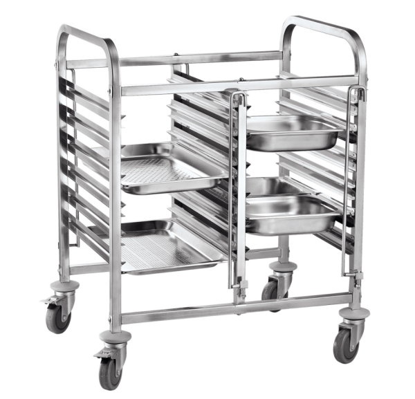 HENDI - Chariot porte plateaux double 12 x GN 1/1