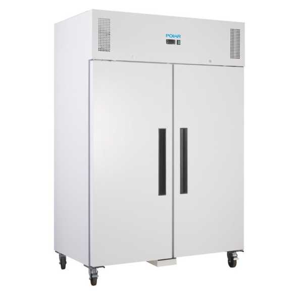 POLAR - Armoire réfrigérée positive GN2/1 double porte blanche 1200L - SERIE G