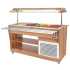 POLAR - Buffet réfrigéré central 4 bacs GN1/1 1490mm 4xGN1/1