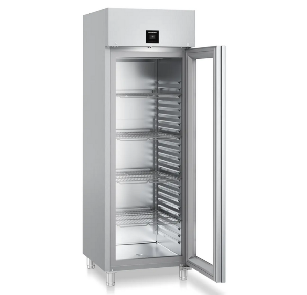LIEBHERR - Armoire positive ventilée +1/+15°C 1 porte vitrée GN 2/1 inox 486 litres - PERFECTION - FRPSVH6511
