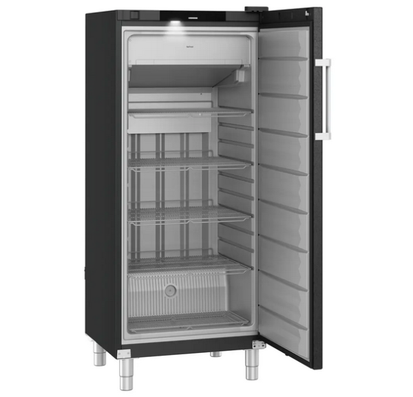 LIEBHERR - Armoire négative ventilée -26/-9°C 1 porte pleine 600x400 noire 322 litres - FFFBVG5501