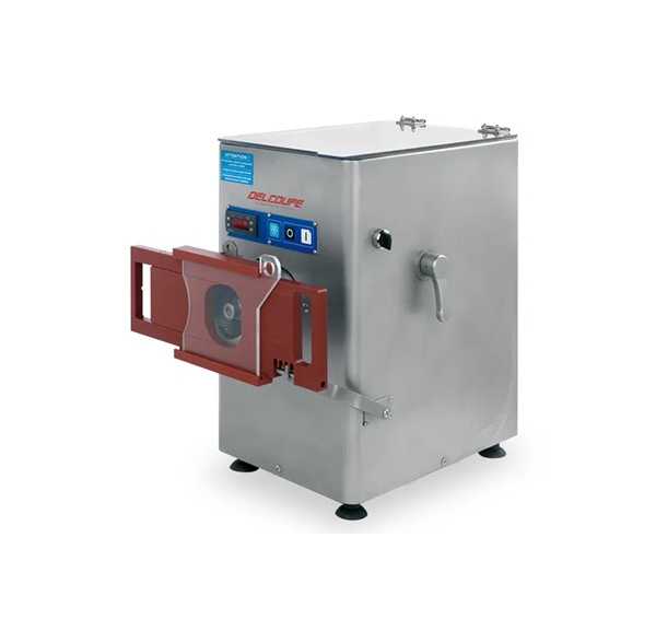 DELCOUPE - Hachoir réfrigéré bouche 280kg/h avec portionneur à steak mono ou tri - HR82P