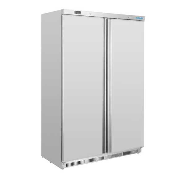 Armoire réfrigérée négative double porte Polar Série C inox 744L